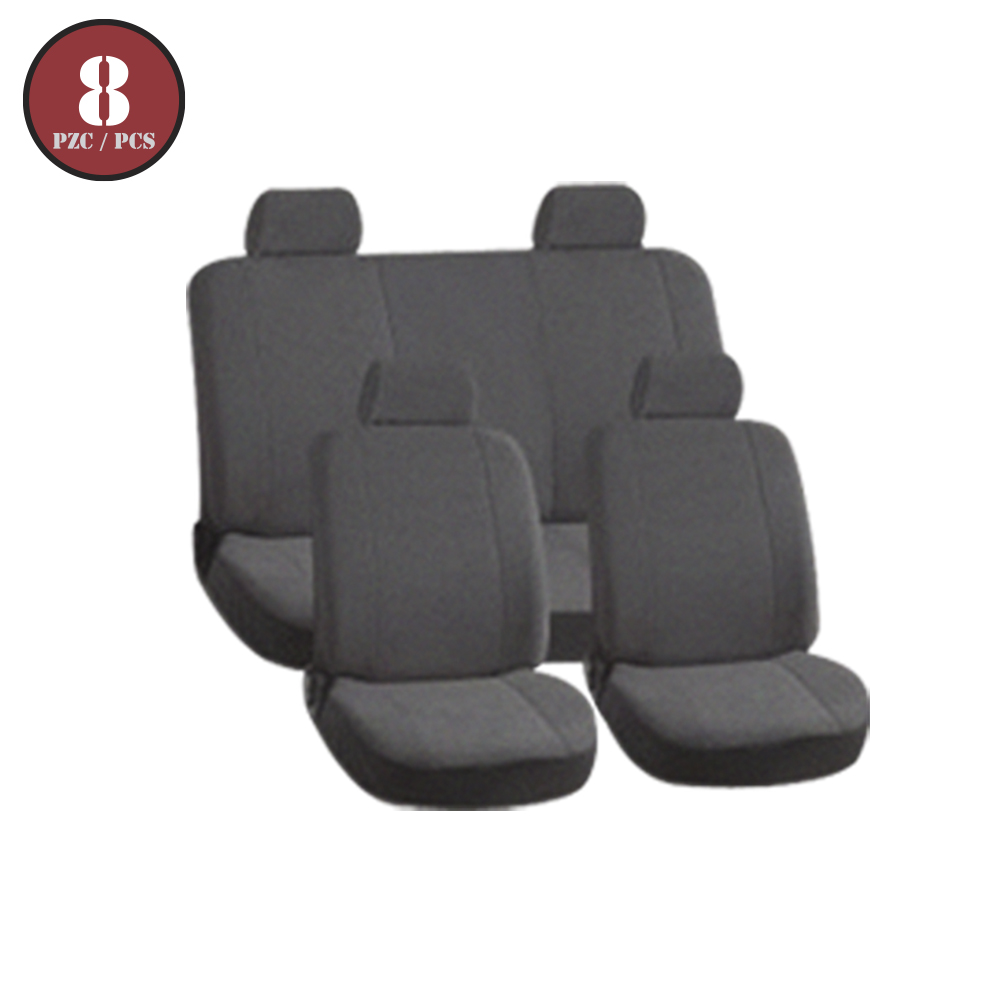 [R01204G] Forro Para Asiento Carro Gris 8pcs. Gris. 8 Pcs