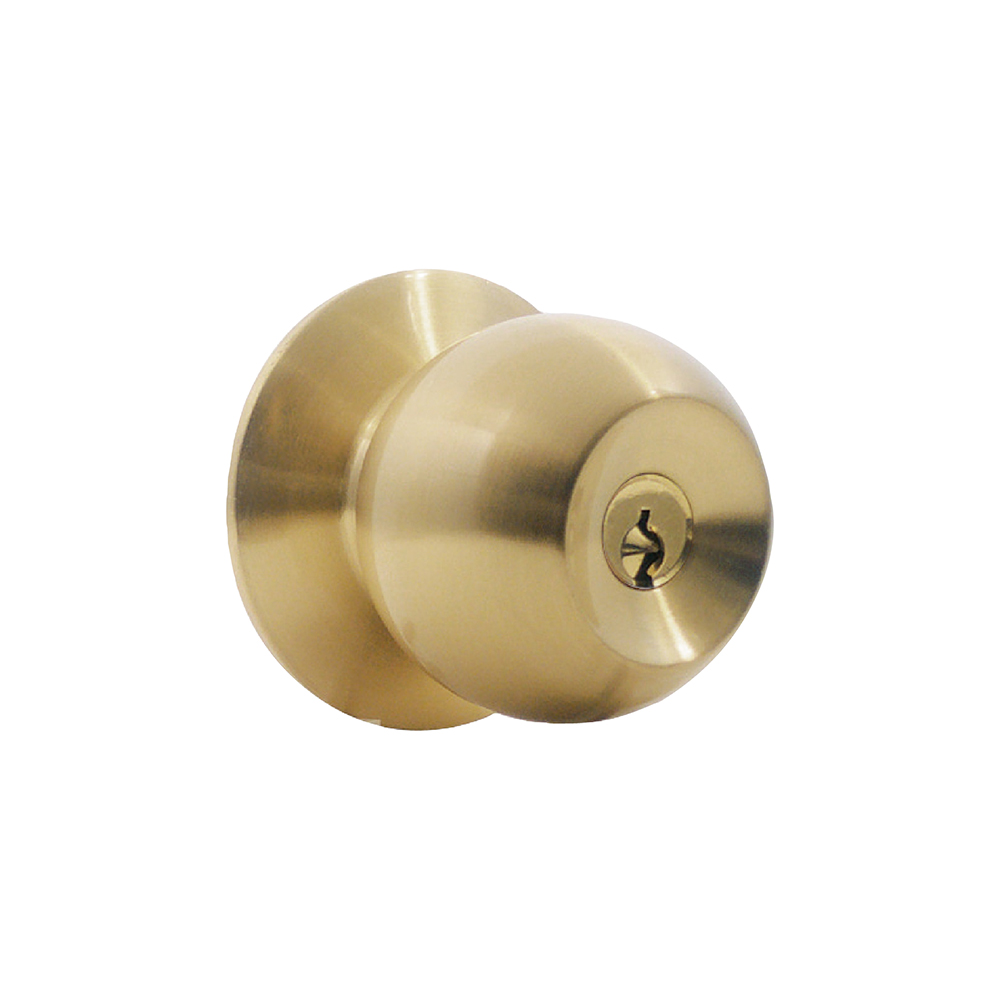 [C173500] Cerradura Con Llave Bola Sb. Satinado. 2-3/8