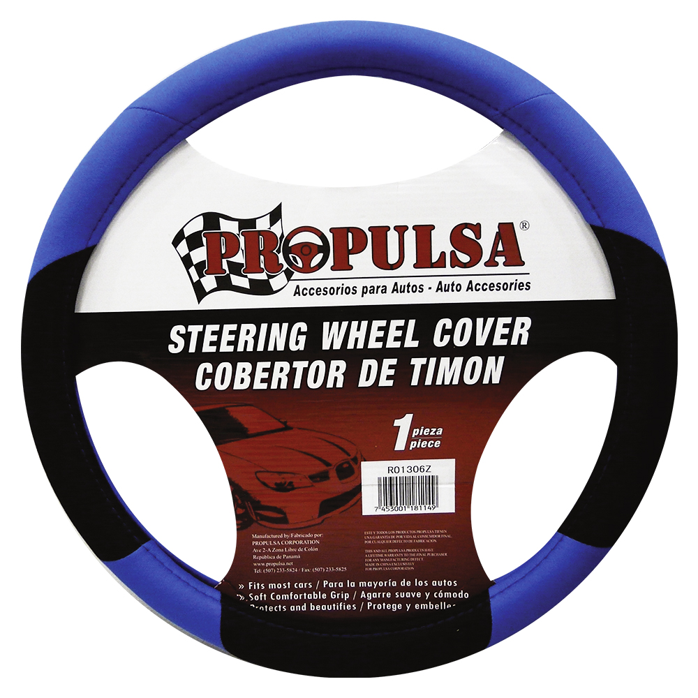[R01306Z] Forro Para Timon Azul/negro Propulsa. Blue/black. Estándar