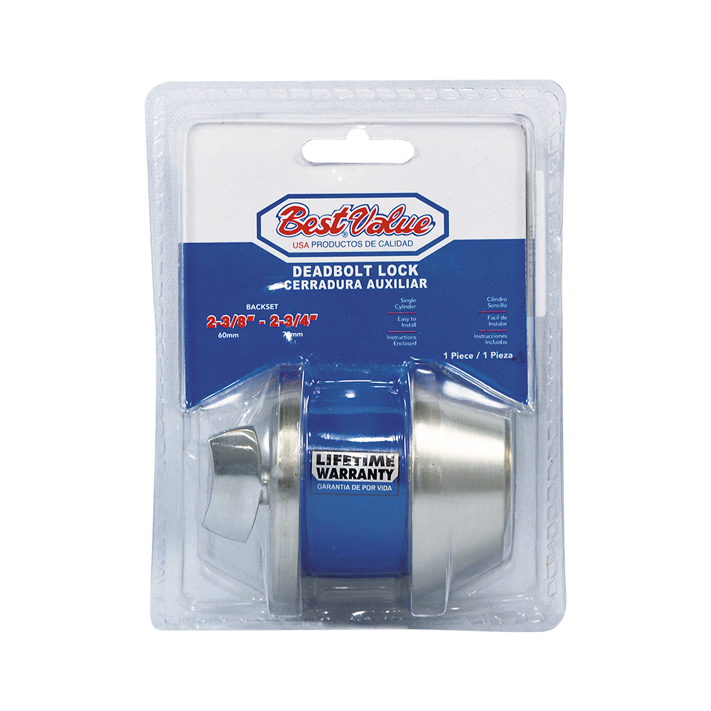 [C17600] Cerradura D. Bolt Senc. Ss. Acero Inoxidable. 2-3/8