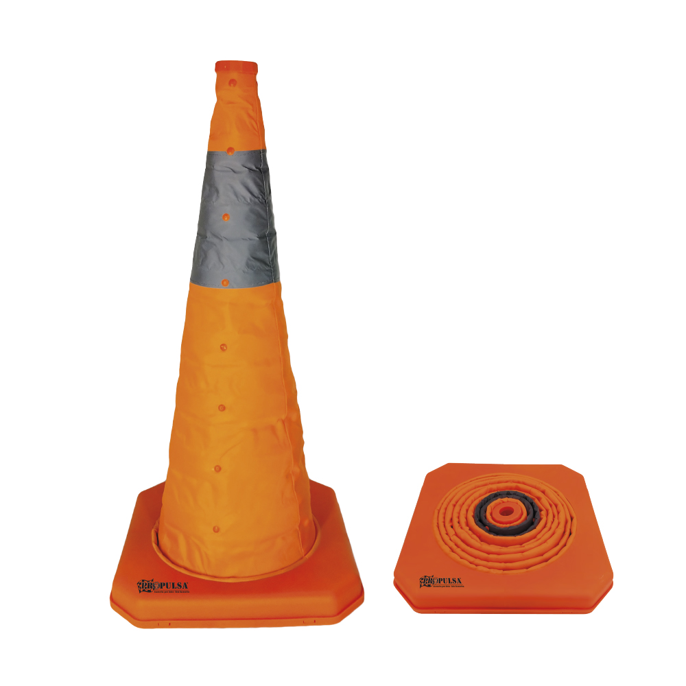 [R01432] Cono Naranja Plegable 27 Propulsa. Naranja. 12 X 1. 5