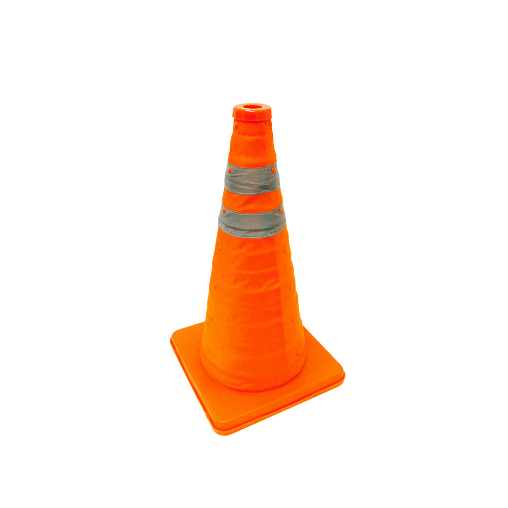 [R01433] Cono Naranja Plegable Propulsa. Naranja. 9-3/4 X9-3/4 X 1-1/2