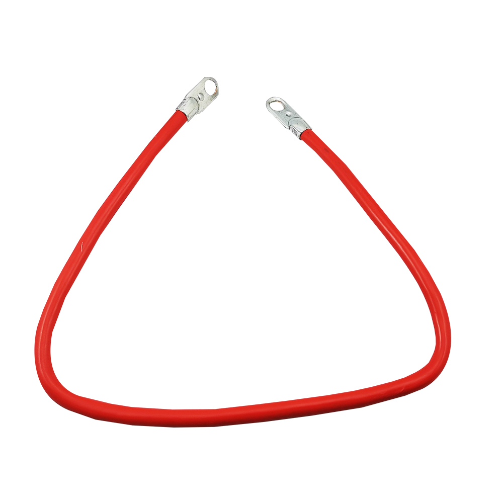 [R01662] Cable Para Bateria Rojo 24 Terminal En Ojo. Rojo. 4 Awg