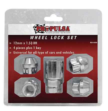 [R01699] Tuercas D/seguridad Para Rin 12x1. 50rh. Acero. 12 X 1. 50rh
