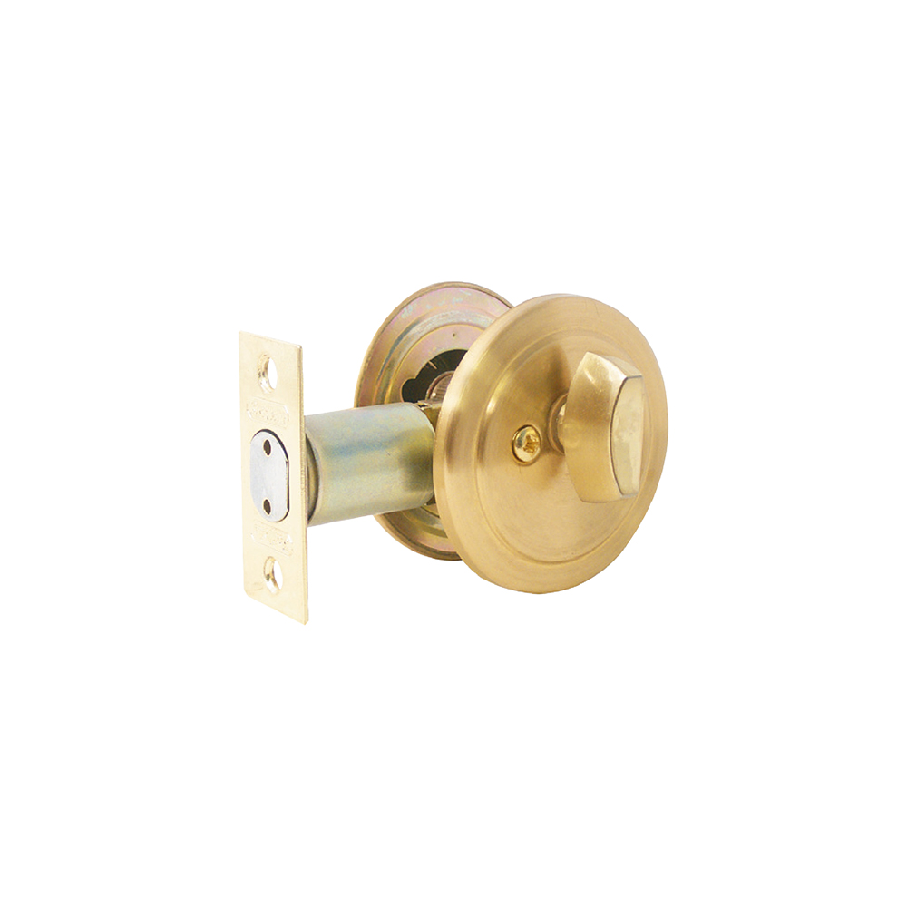 [C17638] Cerradura D. Bolt Senc. Bp Mate. Dorado 2-3/8