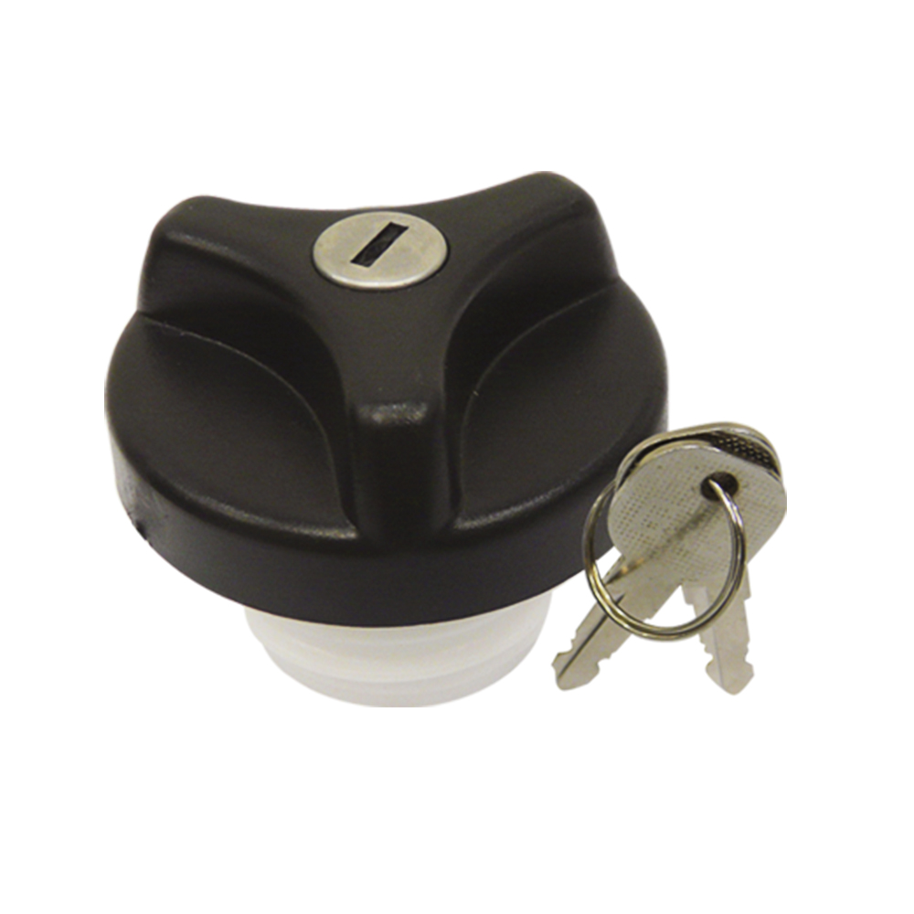[R02019] Tapa Plastica Gasolina 44mm 1-3/4 Con Llave. Plástico.