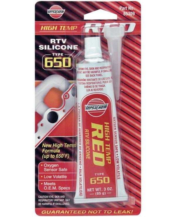 [A06011] Silicone Versachem Rojo. (650). 3 Oz