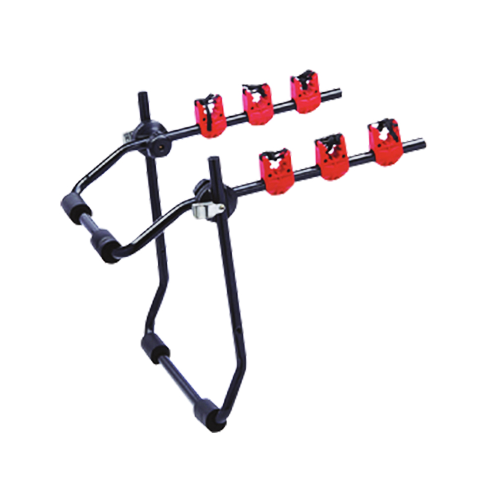 [R03337] Transporta Bicicleta 30kg Acero. Negro/rojo.