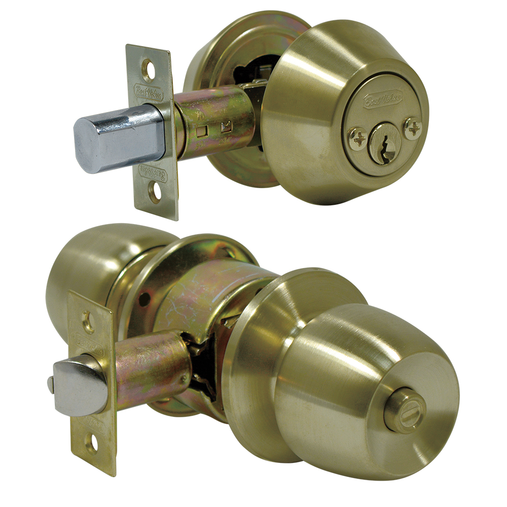 [C17695] Cerradura Combo Bp Doble Keyalike. Dorado. 2-3/8