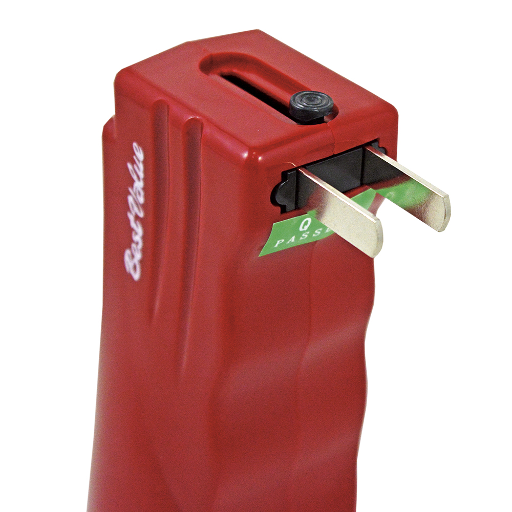 [E07121] Linterna Recargable Led. Rojo/ Negro