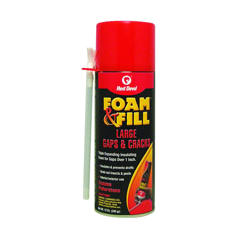[A08909] Espuma Poliuretano Expansiva Red Devil. Champán. 12oz