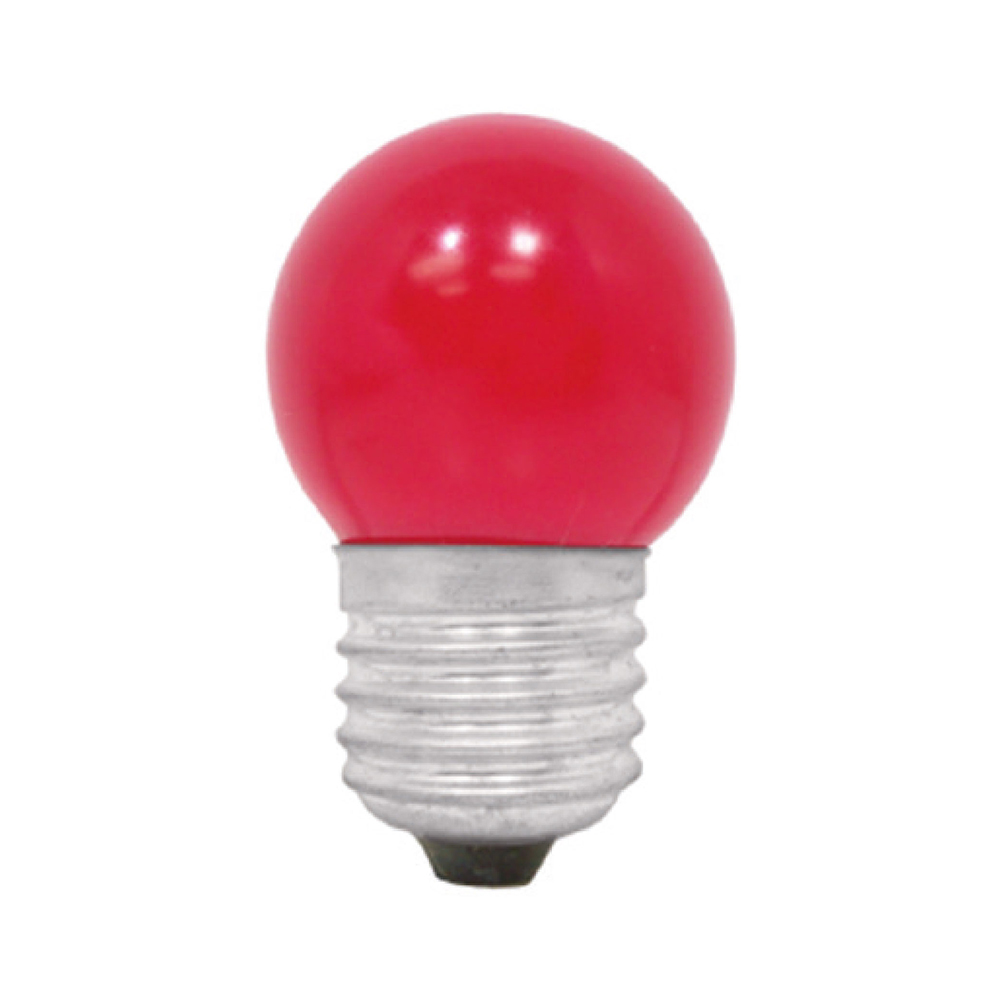 [E32112] Foco Bola Rojo G40 7. 5w. Rojo. 5w