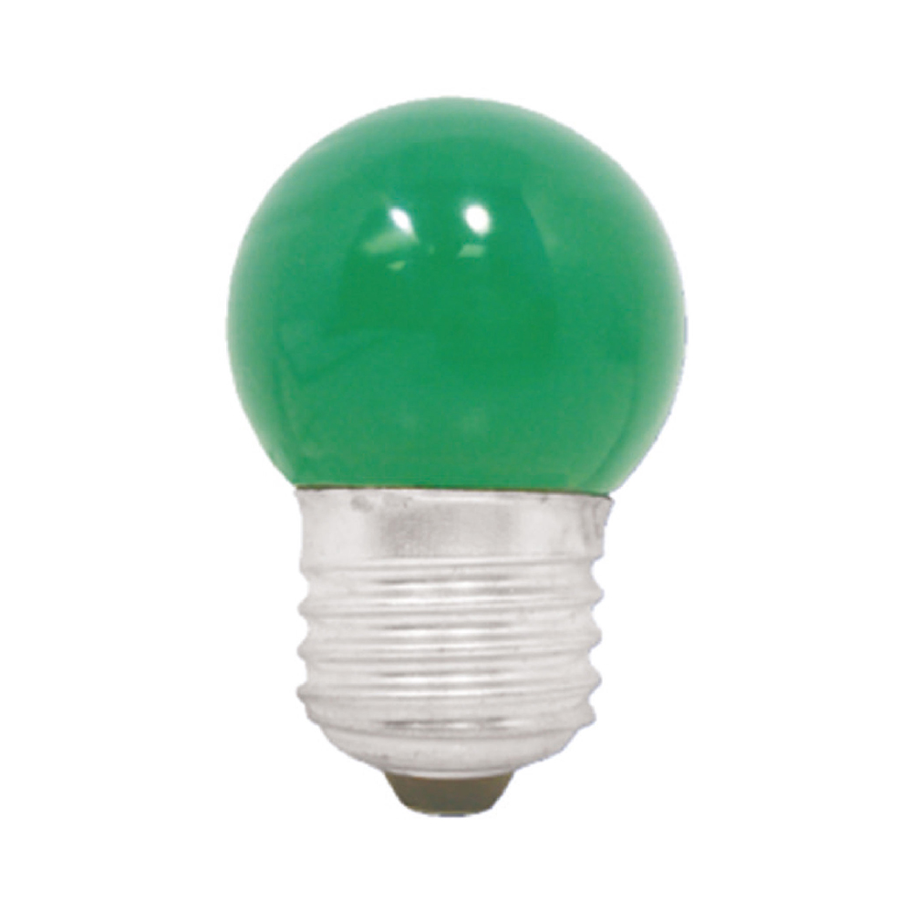 [E32114] Foco Bola Verde G40 7. 5w. Verde. 5w