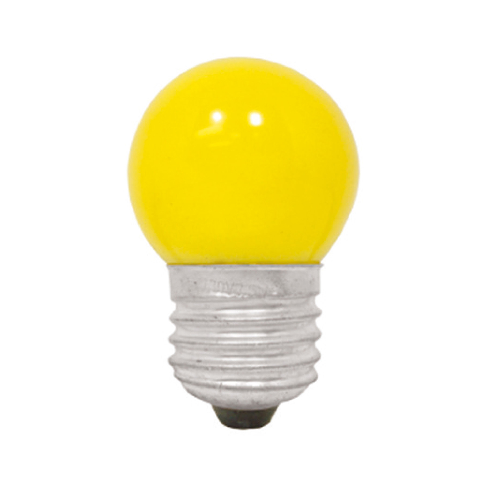 [E32115] Foco Bola Amarillo G40 7. 5w Bestvalue. Amarillo.