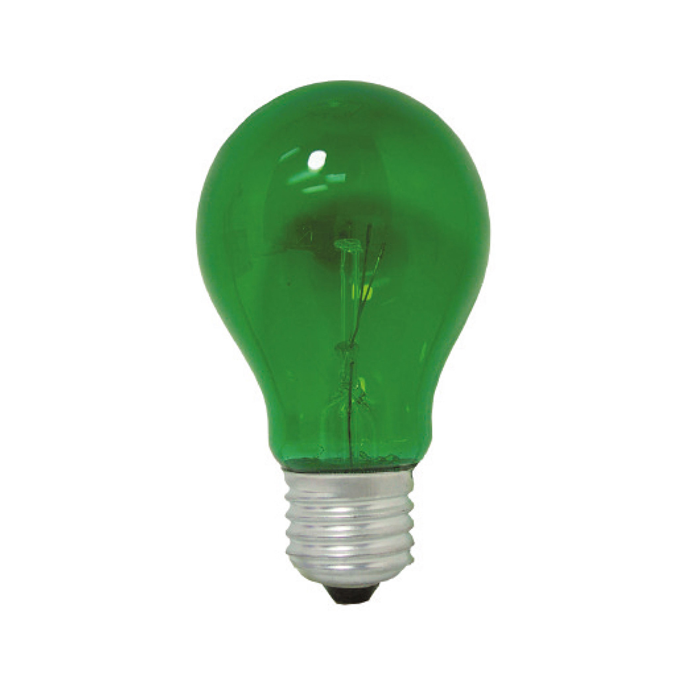 [E32122] Foco Incandecente Fiesta Verde 25w. Verde. 25w