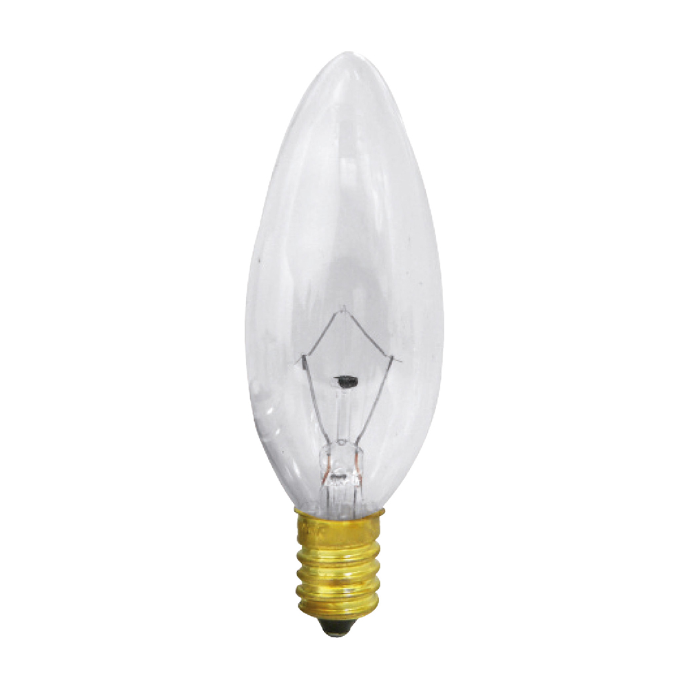 [E32134] Foco Torpedo Clear 25 Watts E14. Clear. 25w. Transparente
