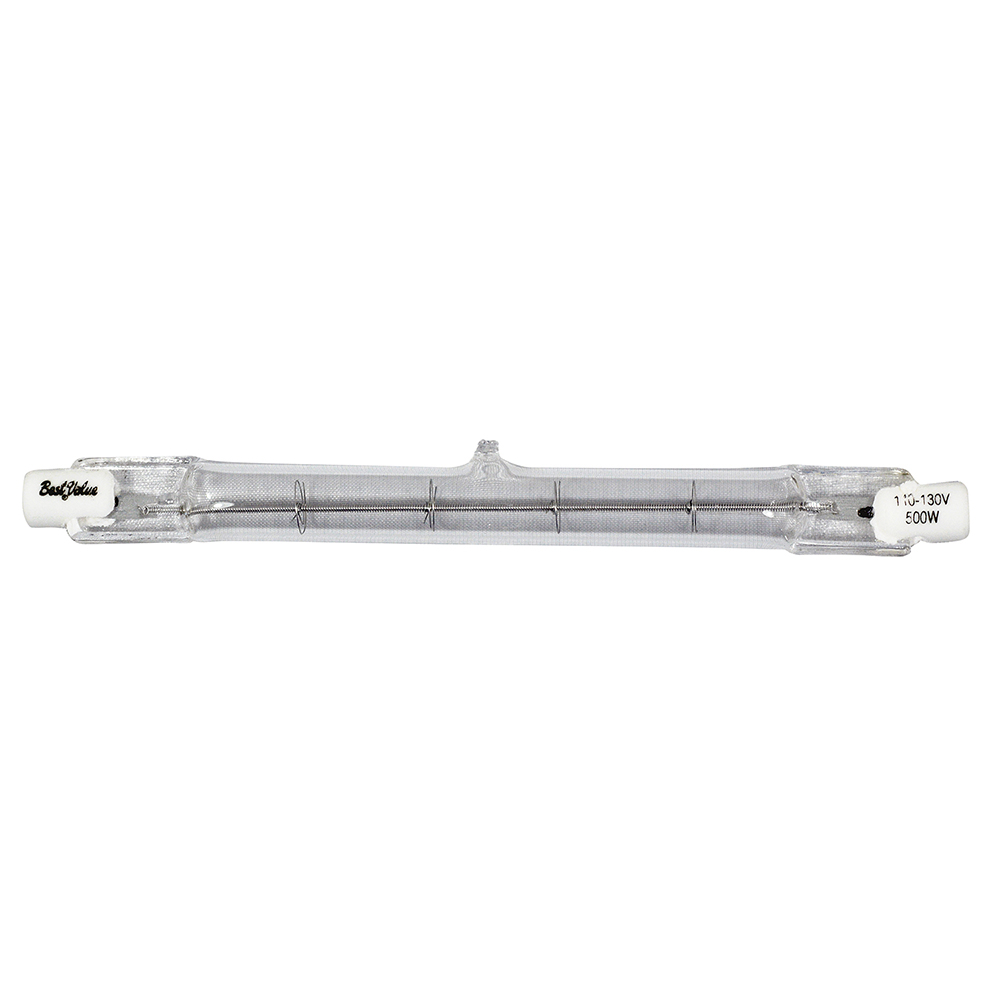 [E32166] Foco Halogeno Tubito 500 Watt 110v. Clear. 500w