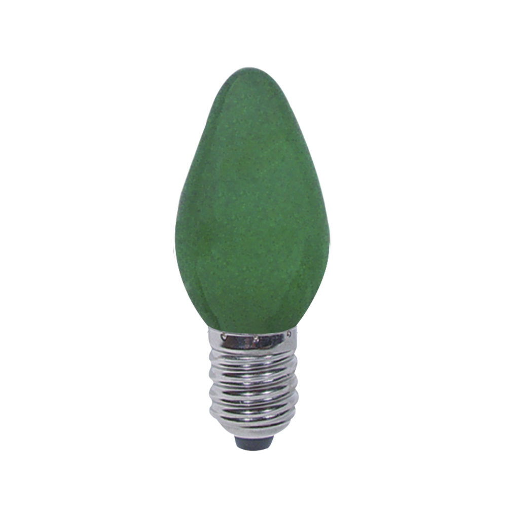 [E32264] Foco Decorativo C7 7w E12 Verde.