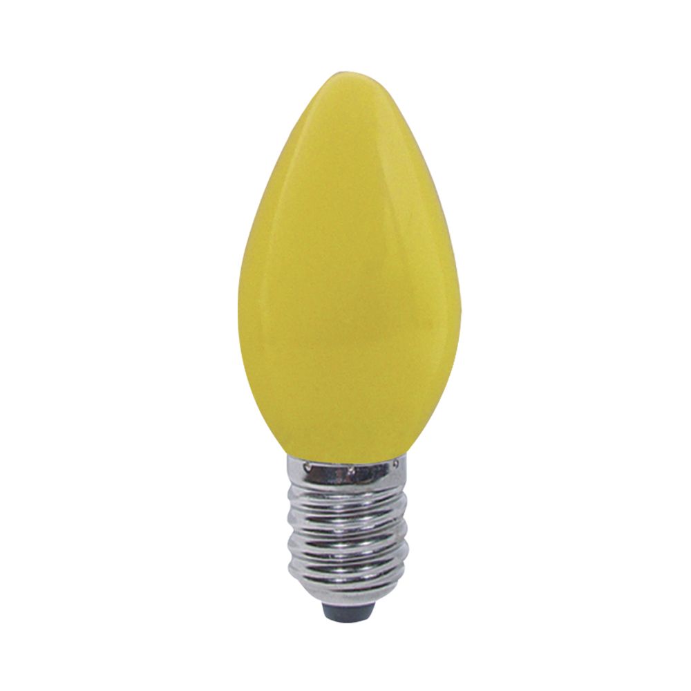 [E32265] Foco Decorativo C7 7w E12 Amarillo.