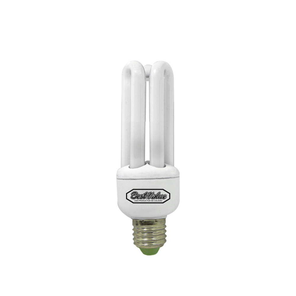 [E33010A] Ahorrador 3-u 15w Wl/2. 7k E-27. Amarillo. (amarillo)