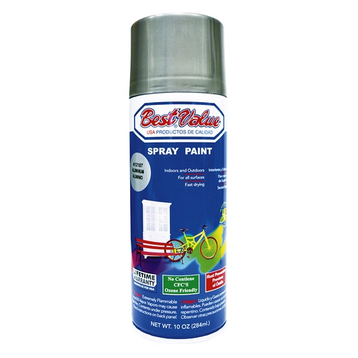 Pintura Spray Aluminio. 10 Oz. (en Spray)