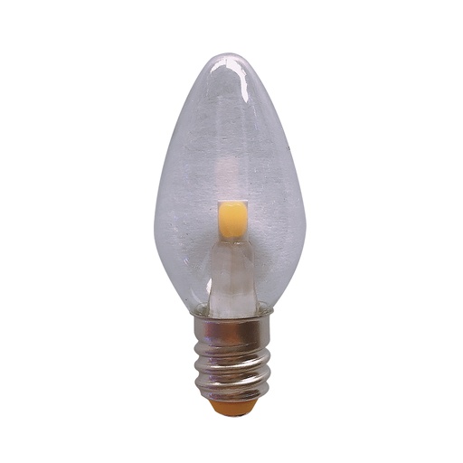 Led Decorativo C7 0. 5w E12 Clear. Calido.