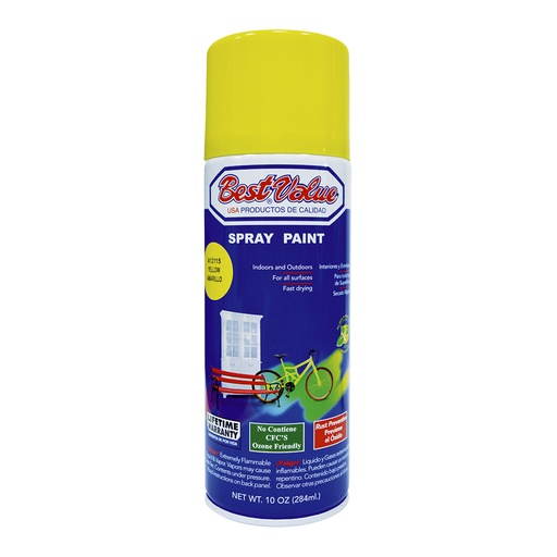 Pintura Spray Amarillo. 10 Oz. (en Spray)