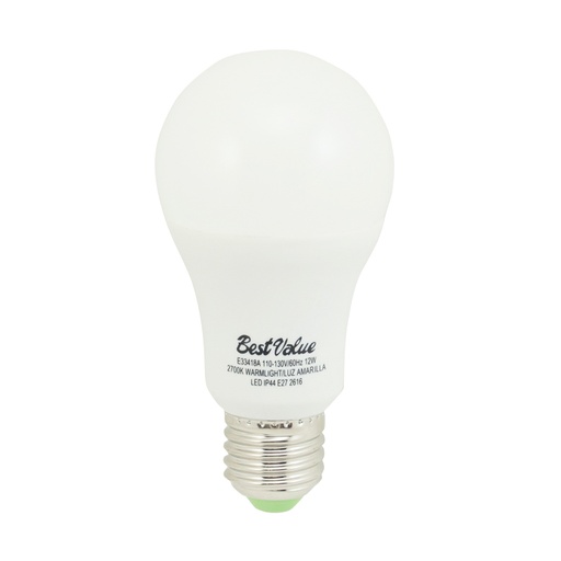 Led 12w 2700k E27. Amarillo. (amarillo)