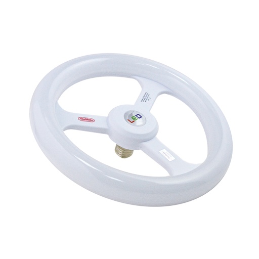 Lampara Circular Led 18w 6400k E27. Luz Día. 180°