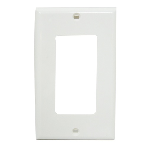 Tapa Sencilla Decorativa Blanca. Blanco. 2-3/4 X 4-1/2