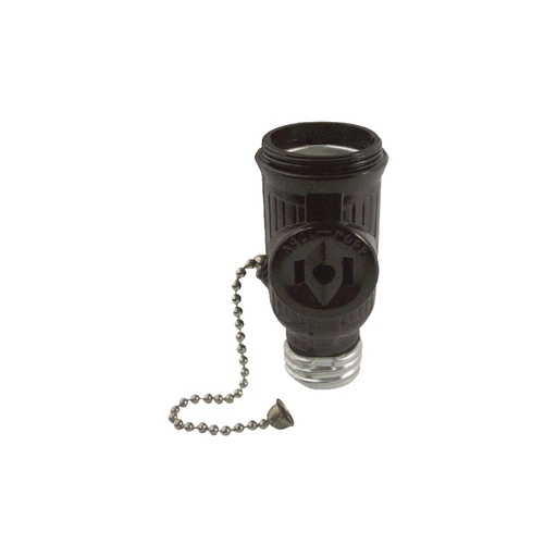 Doble Socket Con Cadena Rockwell. Bakelita. 1-3/8 X 3