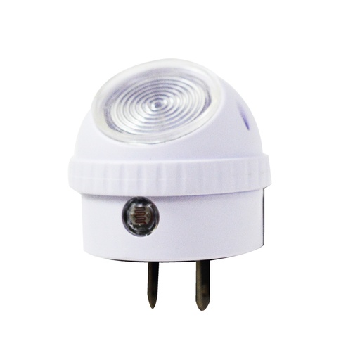 Lamp Led D/noche Autom Girable 1w 120v. Blanco. 2