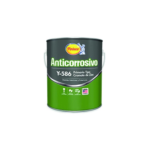 Anticorrosivo Primer Zinc Chromate Y586 1 Gl (3. 785l)
