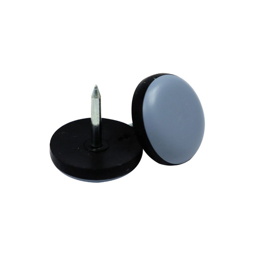 Deslizador Plastico 7/8 Negro(16pcs). Negro. 1