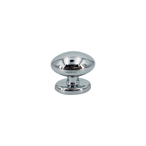 Tirador 1-1/2 Cromado Ovalado Con T Bestvalue. Cromado. 1-3/8