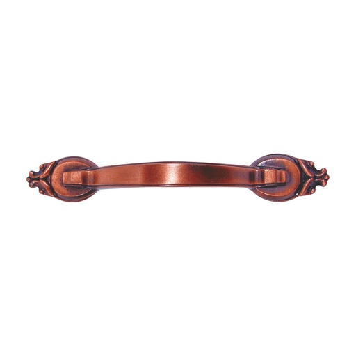Tirador De 3 Antique Copper Liso. Cobrizado.