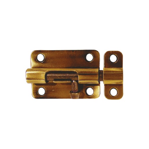 Picaporte Recto Antique Brass De 3. Bronceado. 3
