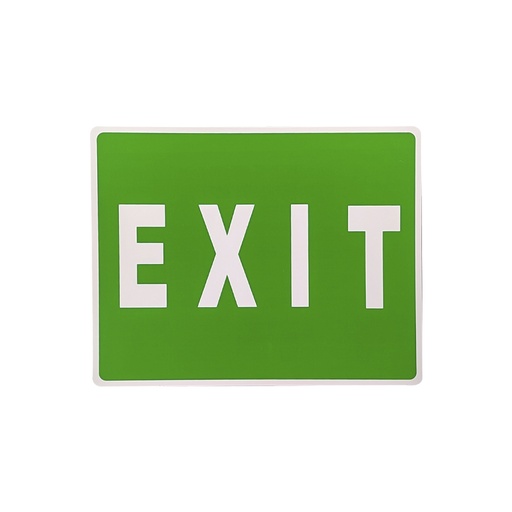 Letrero De Informacion Exit. Verde-blanco. Exit