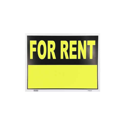 Letrero De Informacion For Rent Reflectivo. Pvc Rígido. 45cm X35cm