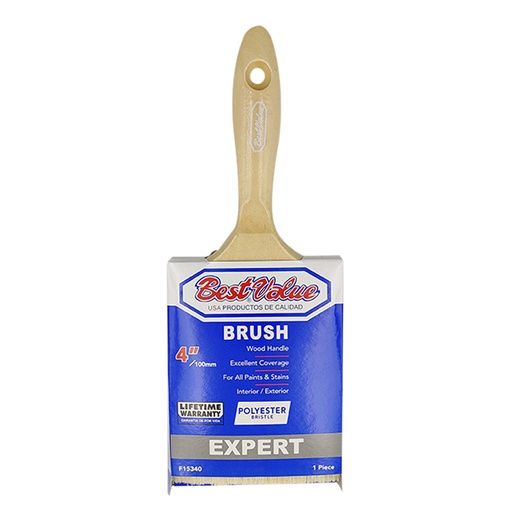 Brocha Experto 4 Poliester M/mad. Cerdas De Poliester.