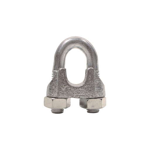 Grapa Para Cable Galvanizada De 1/4. Acero Zincado. 1/4(6mm)