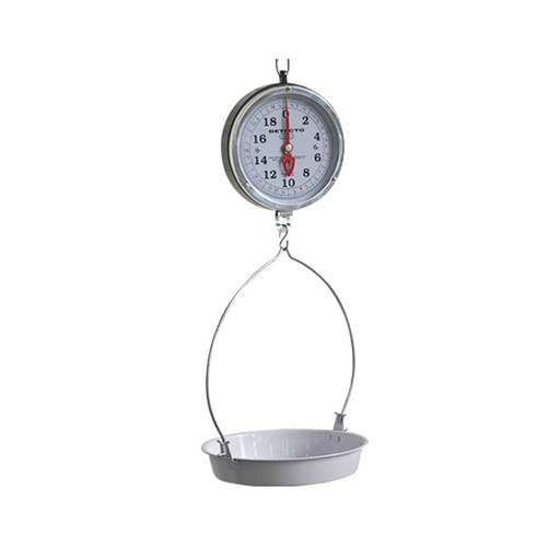 Pesa Tipo Reloj 20lbs/9. 07kg Con Plato. Metal.