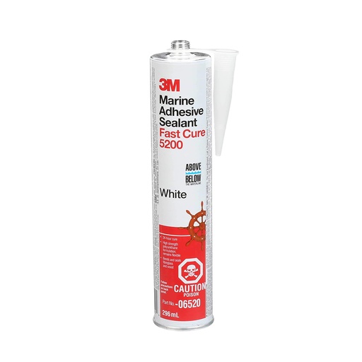Silicone Marino 3m Blanco F. C. #6520. Blanco. 295 Ml