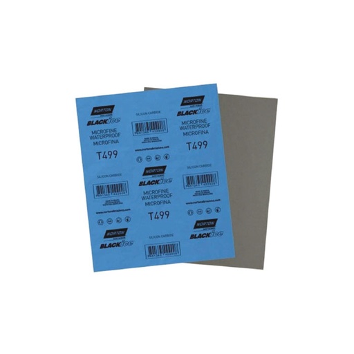 Lija Norton Microfina #1200 (25 Pliegos)