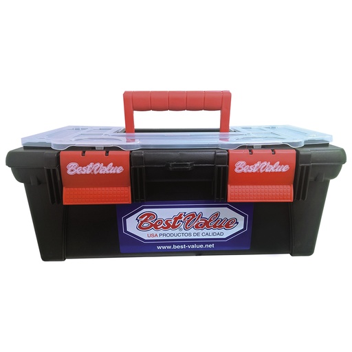 Caja Herramientas Plastica 16 Panal. Resina Sintetica. 16x8. 7x6. 7