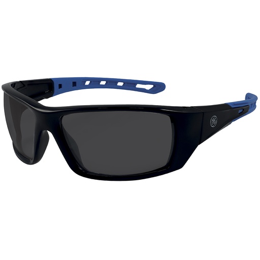 Lentes Seguridad Negro/azul Ahumado Ae Ge.