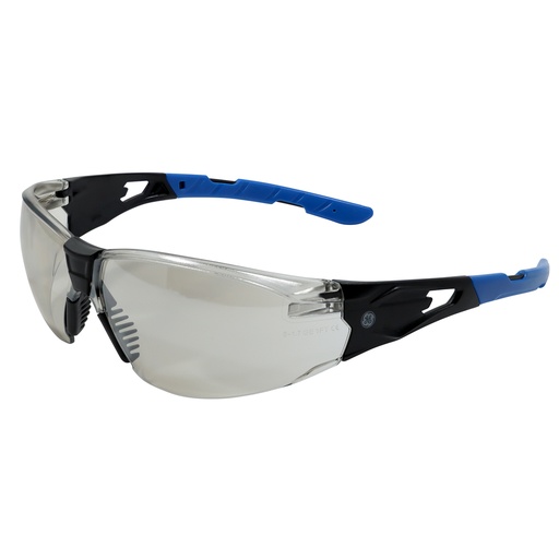Lentes Seguridad Negro/azul Espejo Ae Ge.
