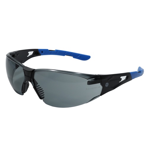 Lentes Seguridad Negro/azul Ahumado Ae Ge.