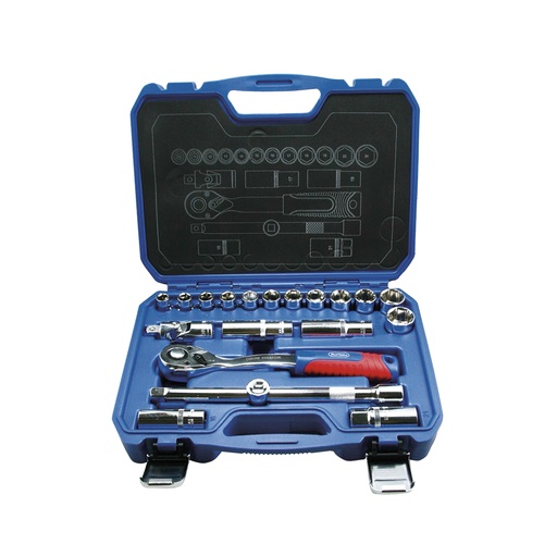 Juego Socket 1/2 6pt Crv 21pzas