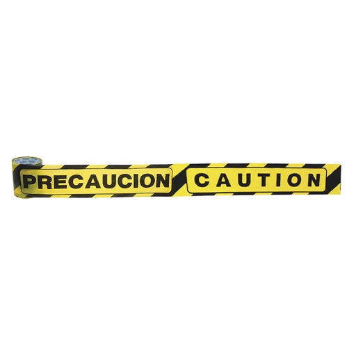 Cinta Precaucion 4 X 25 Mts. Amarillo. 100mm 25mts